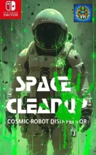 Space CleanUp: Cosmic Robot Disinfector Nintendo Switch