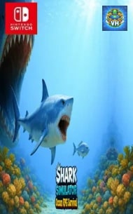 Poster Shark Simulator Ocean RPG Survival Nintendo Switch